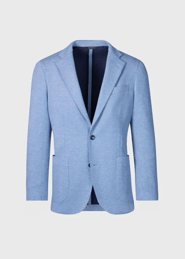 Cotton & Cashmere Pique Soft Jacket
