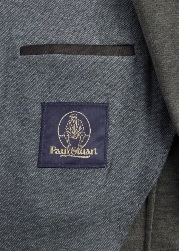 Cotton & Cashmere Pique Soft Jacket