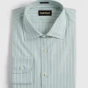 Cotton & Linen Striped Dress Shirt