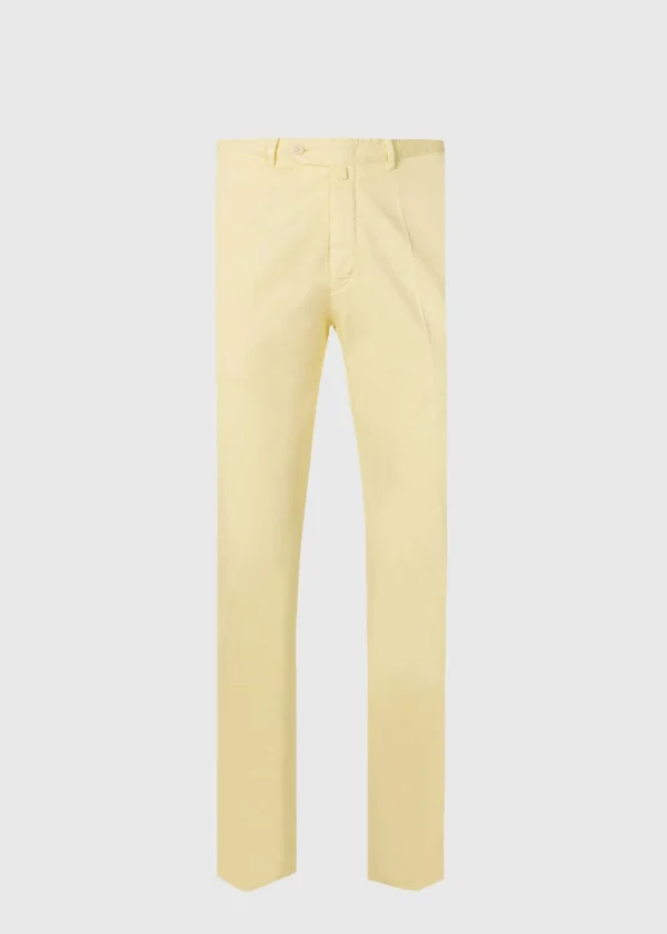 Cotton & Silk Garment Dyed Trouser