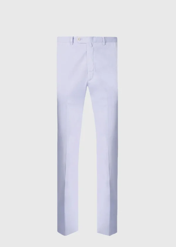 Cotton & Silk Garment Dyed Trouser