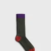 Cotton Blend Ribbed Sock
