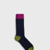 Cotton Blend Ribbed Sock