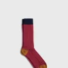 Cotton Blend Ribbed Sock