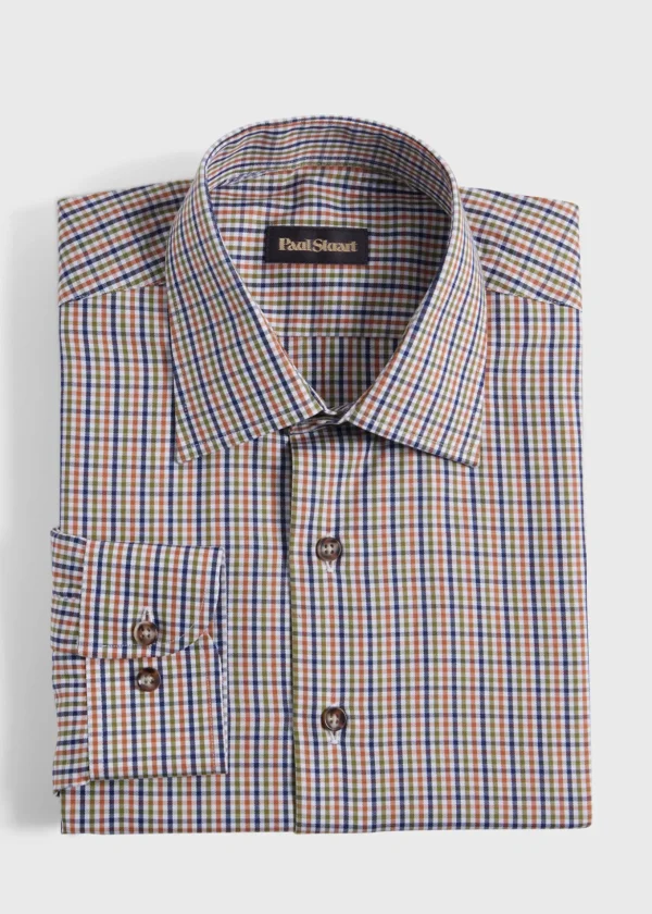 Cotton Check Sport Shirt
