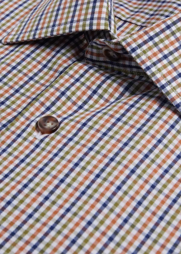 Cotton Check Sport Shirt