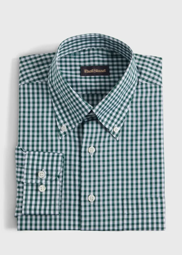 Cotton Classic Gingham Sport Shirt