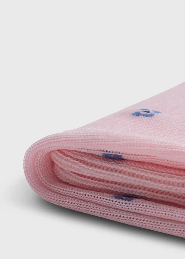 Cotton Deco Motif Sock