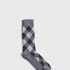 Cotton Diamond Motif Sock