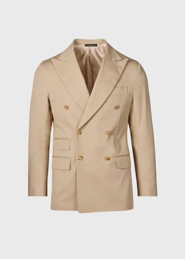 Cotton Double Breasted Suit