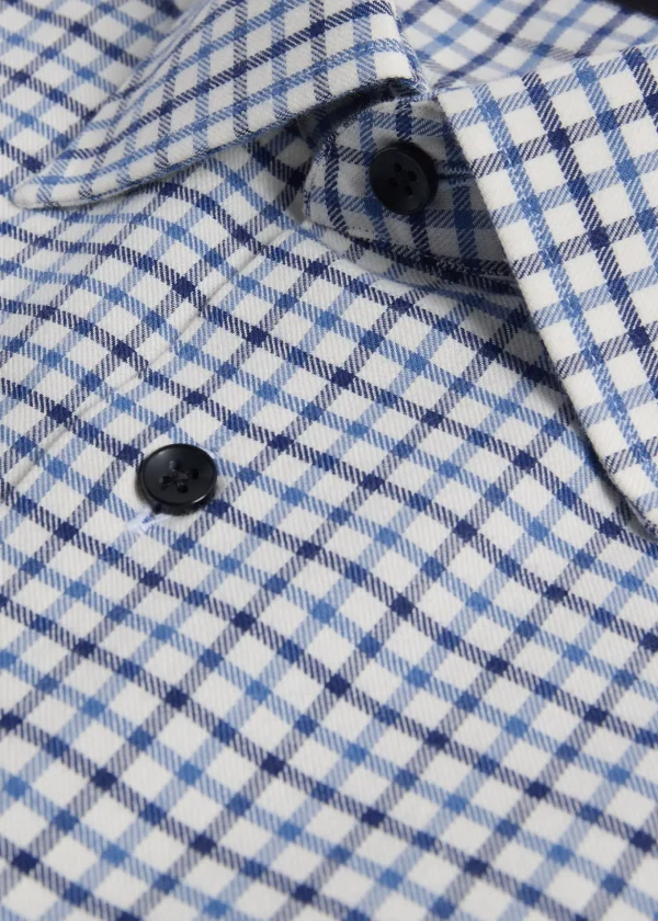 Cotton Flannel Check Sport Shirt