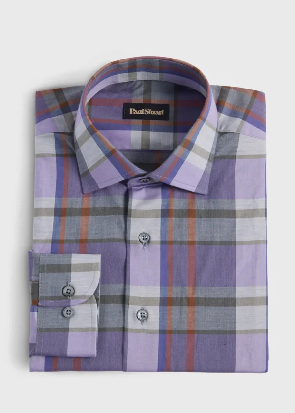 Cotton Flannel Plaid Sport Shirt