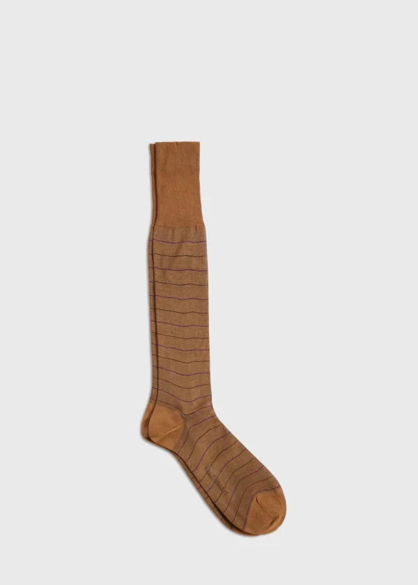 Cotton Horizontal Stripe Sock