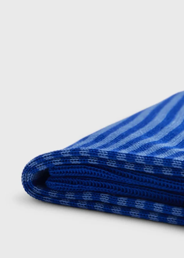 Cotton Horizontal Stripe Sock
