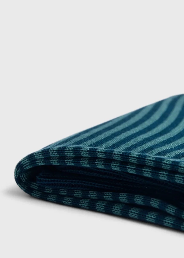 Cotton Horizontal Stripe Sock