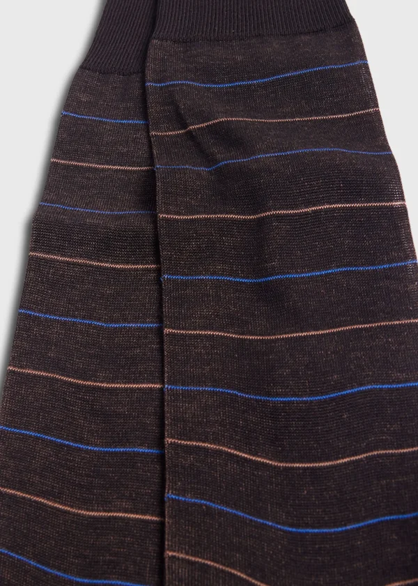 Cotton Horizontal Stripe Sock