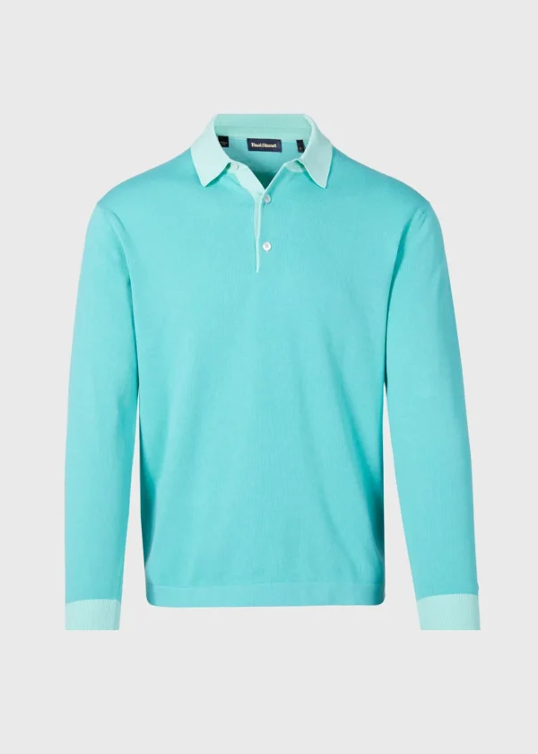 Cotton Long Sleeve Polo