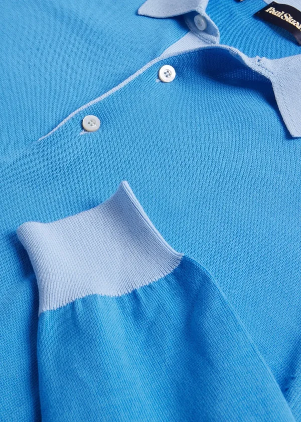 Cotton Long Sleeve Polo