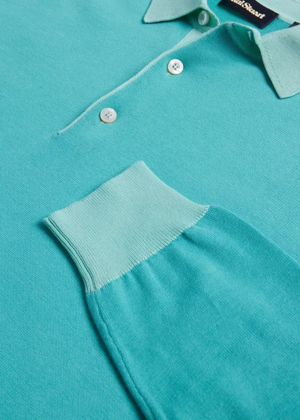 Cotton Long Sleeve Polo