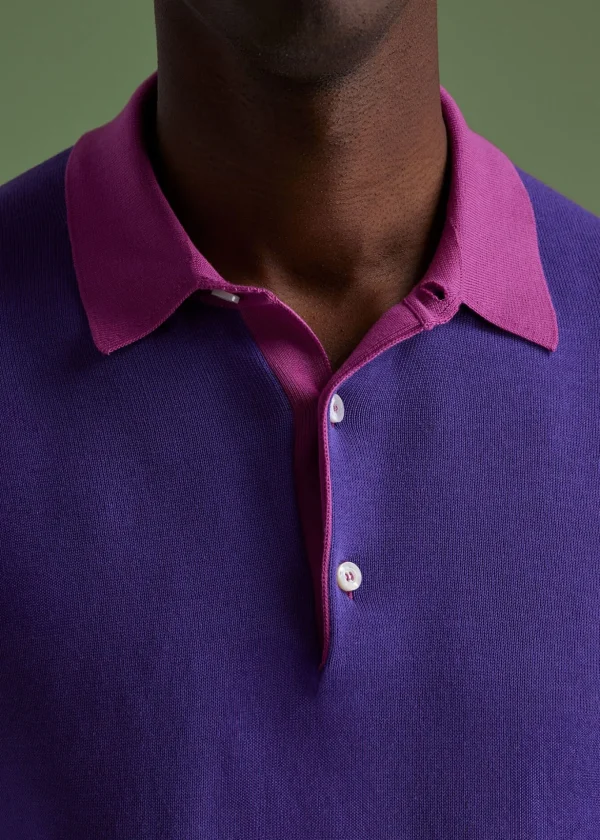 Cotton Long Sleeve Polo
