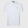 Cotton Piqué Logo Polo