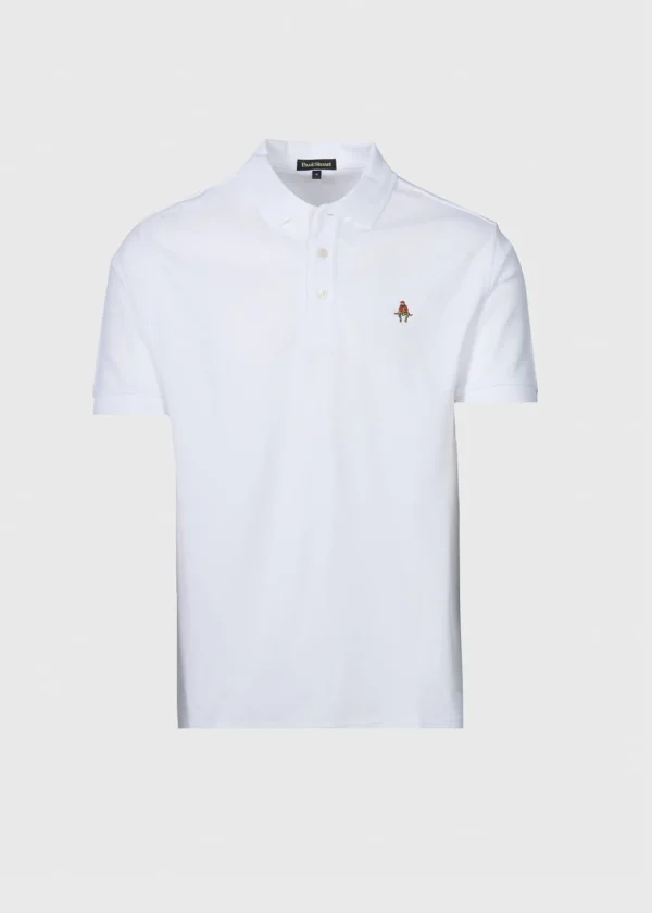 Cotton Piqué Logo Polo