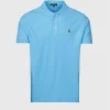 Cotton Piqué Logo Polo