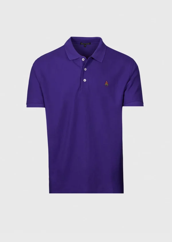 Cotton Piqué Logo Polo