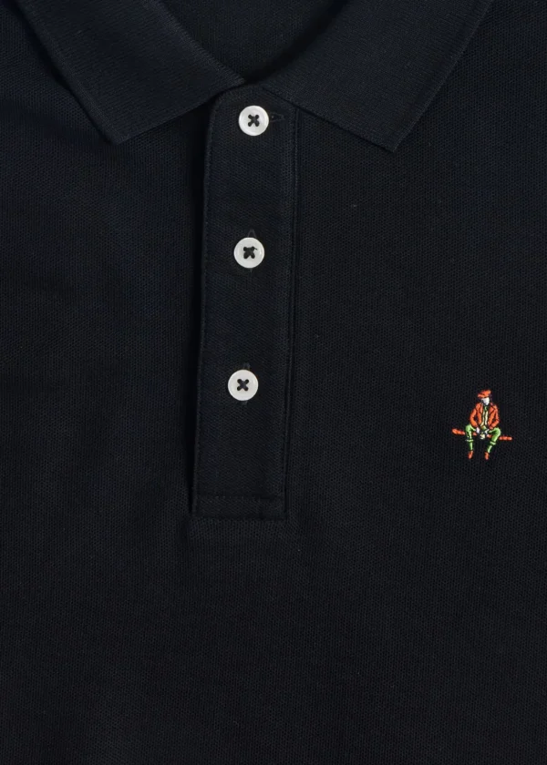 Cotton Piqué Logo Polo