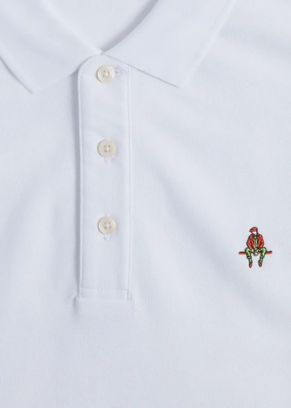 Cotton Piqué Logo Polo