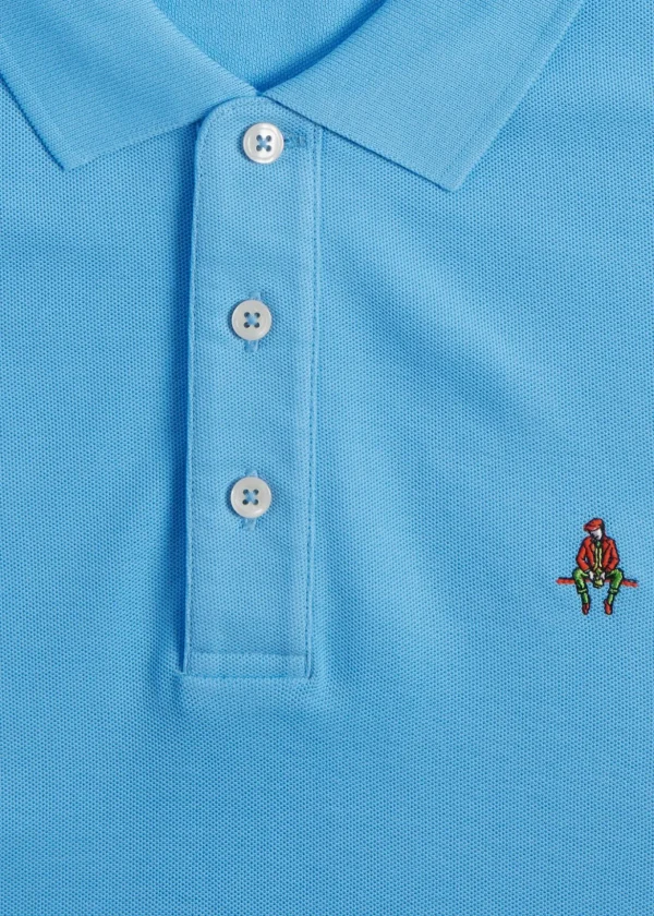Cotton Piqué Logo Polo