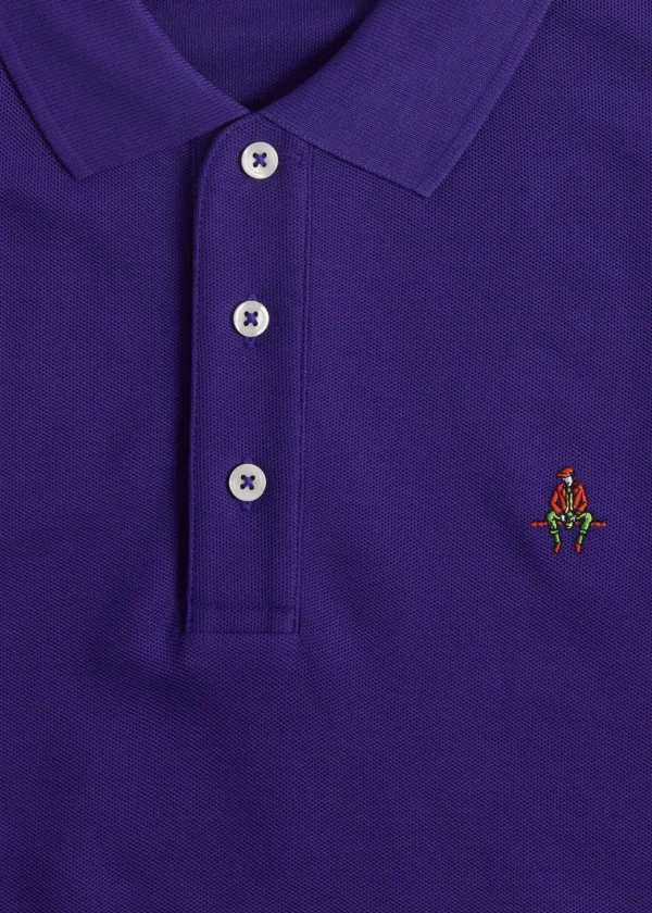 Cotton Piqué Logo Polo