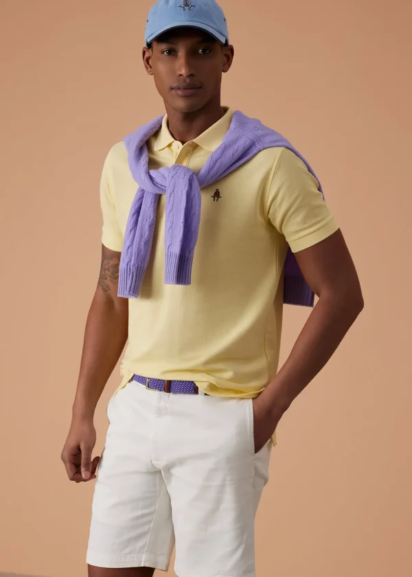 Cotton Piqué Logo Polo