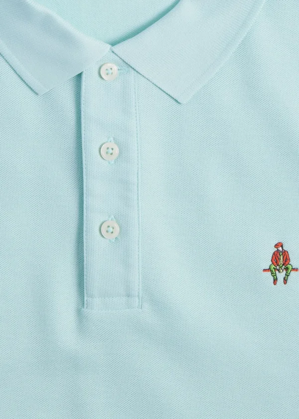 Cotton Piqué Logo Polo