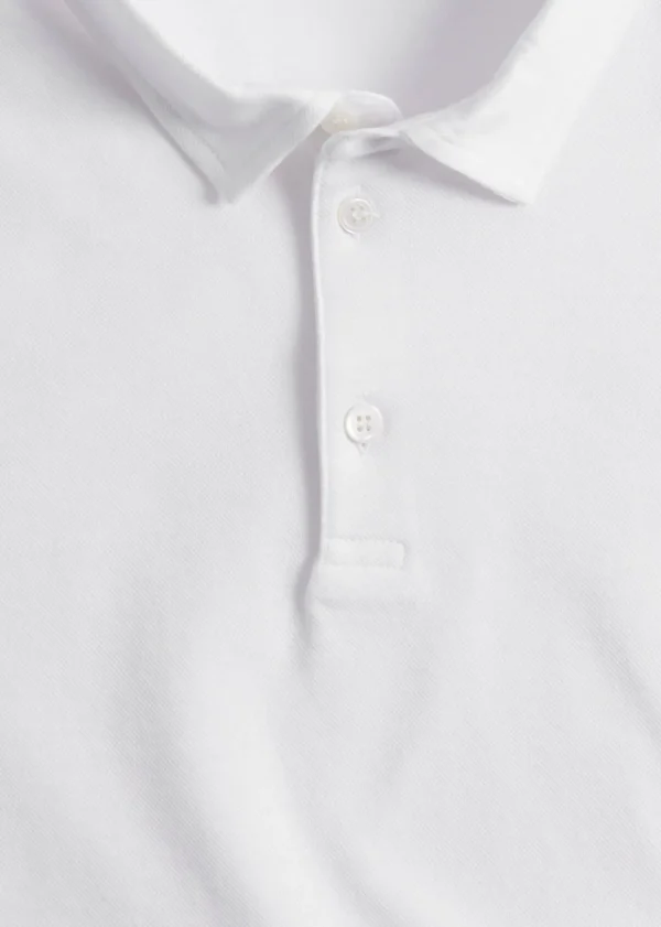 Cotton Pique Short Sleeve Polo