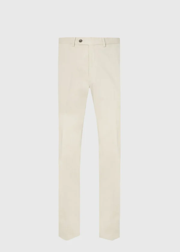 Cotton Plain Front Newton Pant