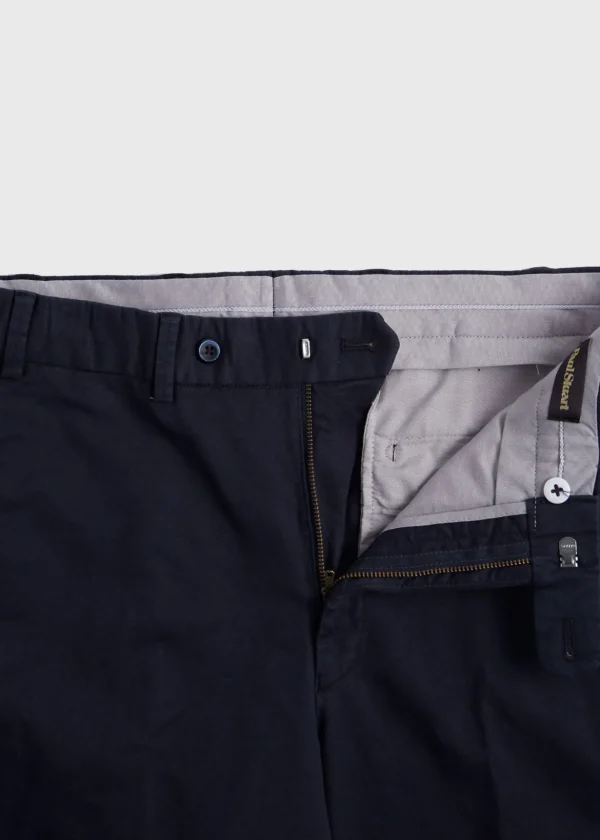Cotton Plain Front Newton Pant
