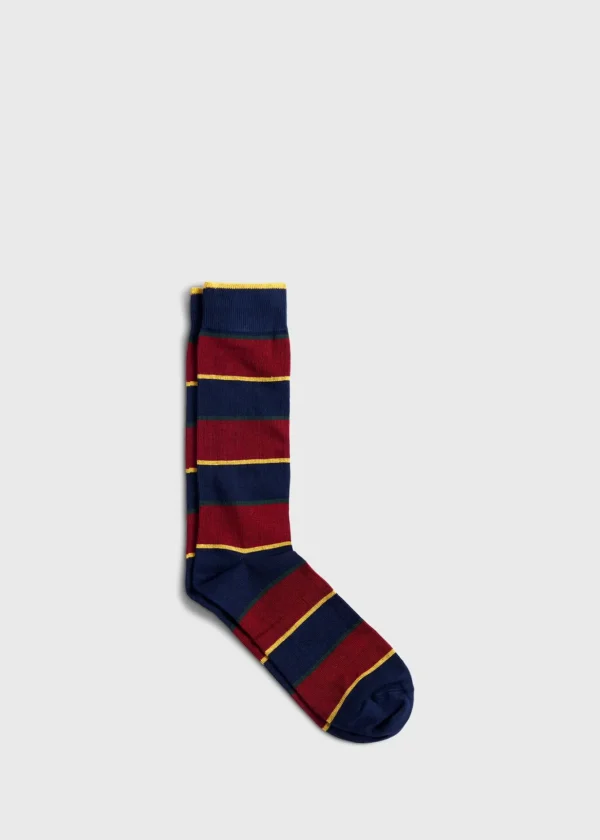 Cotton Regimental Stripe Sock