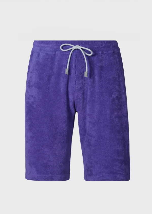 Cotton Terry Cloth Drawstring Short