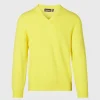 Cotton V-Neck Sweater