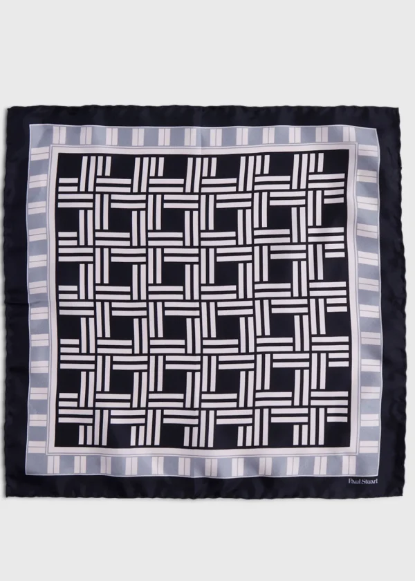 Deco Print Silk Pocket Square