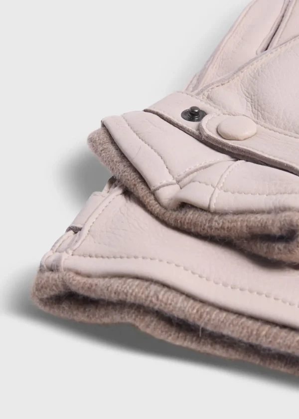 Deerskin Belted Glove