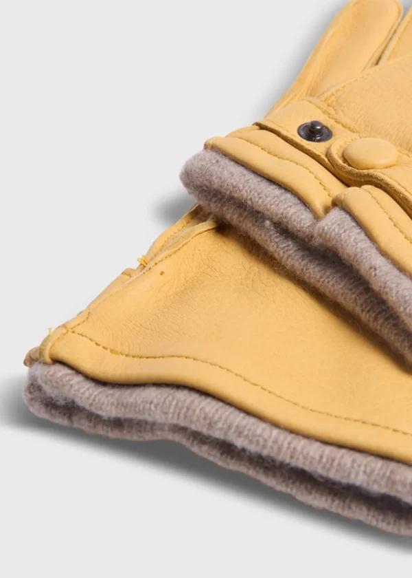 Deerskin Belted Glove