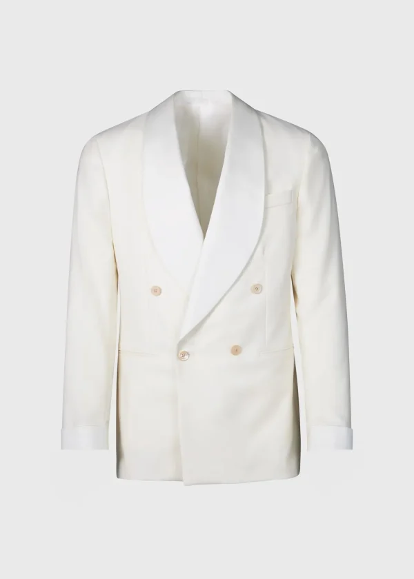Double Breasted Wool Dinner Jacket