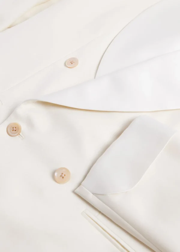 Double Breasted Wool Dinner Jacket