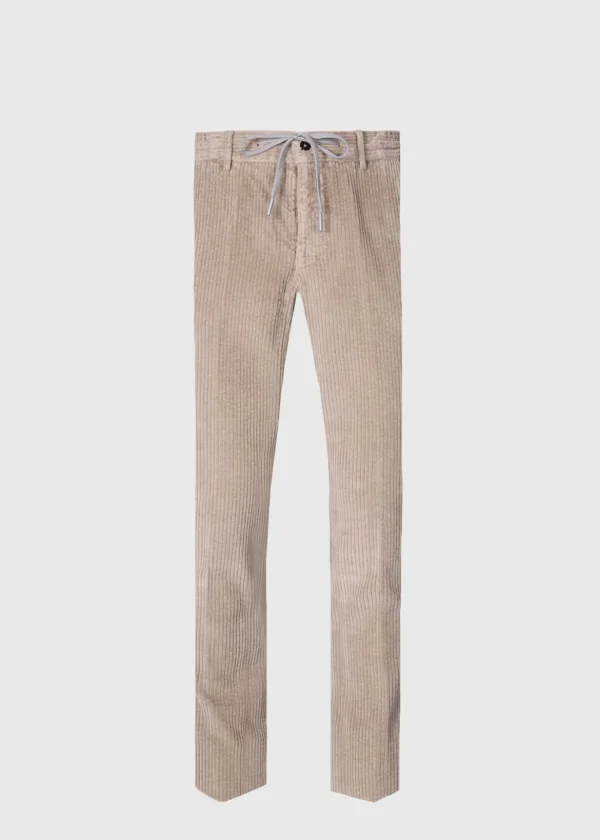 Drawstring Corduroy Trouser