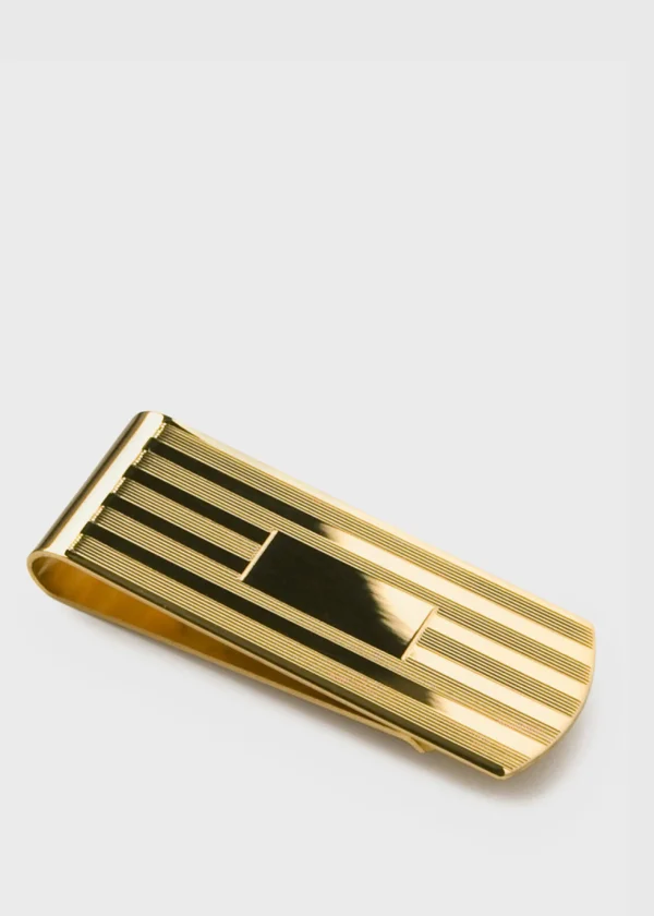 Engine Turned Money Clip