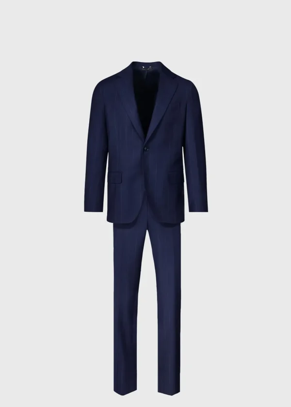 Fainted Chalk Stripe Flannel Suit