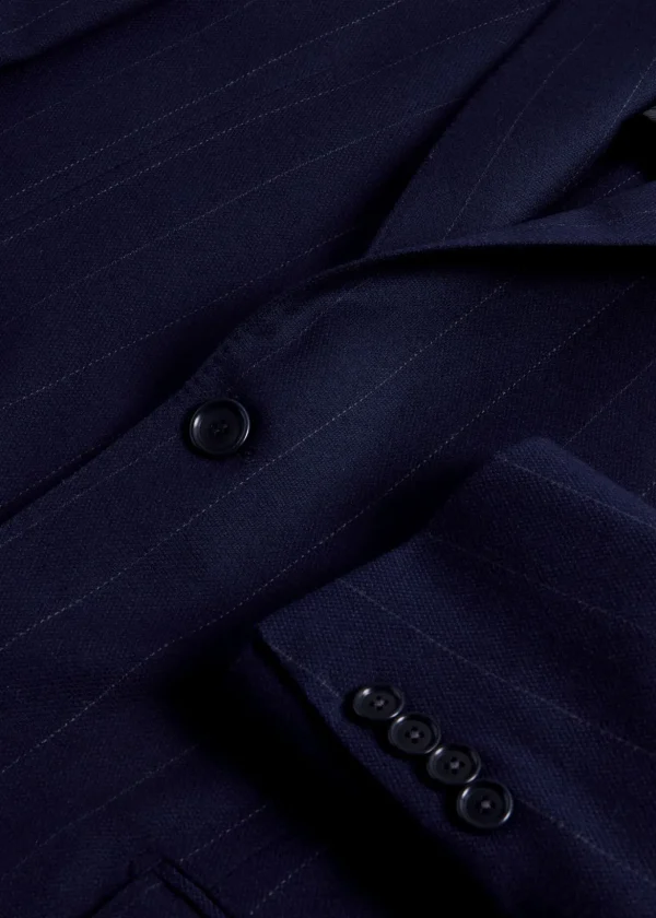 Fainted Chalk Stripe Flannel Suit