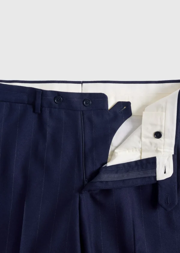 Fainted Chalk Stripe Flannel Suit
